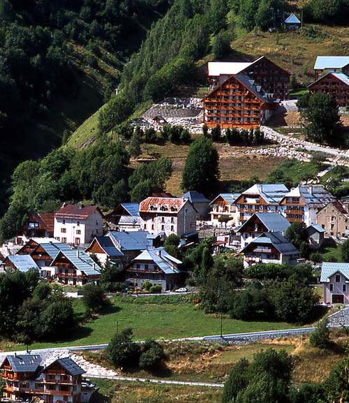 The Village of Vaujany summer