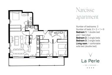 Narcisse apartment Summer